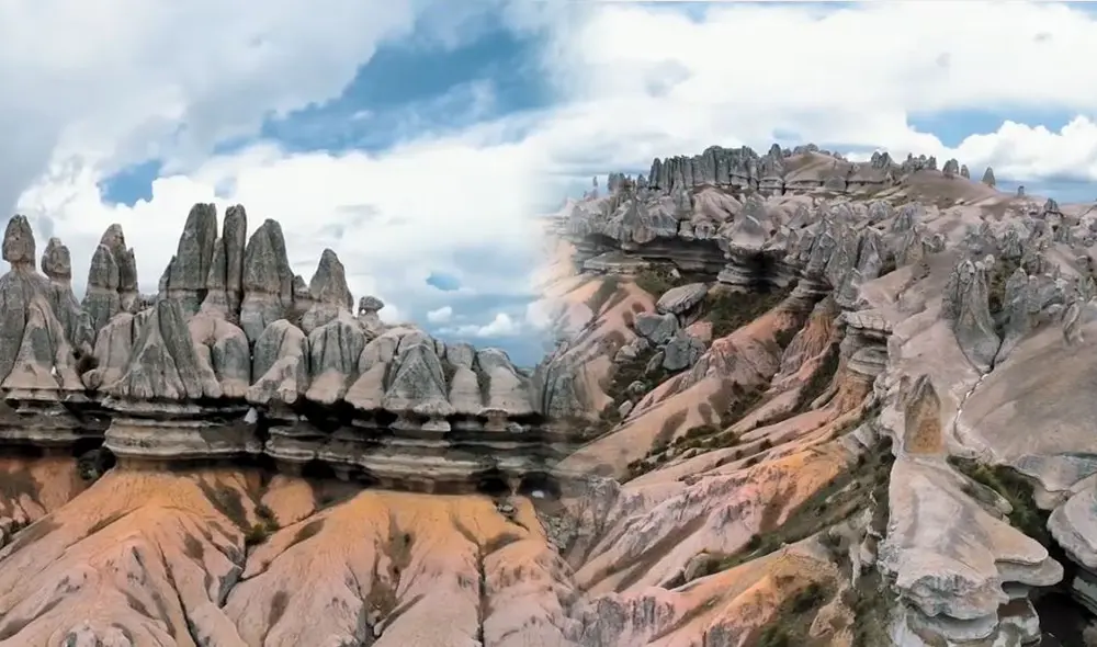 Impresionante formación andina muestra toda su belleza y misterio en Arequipa. Foto: composición LR/Autocolca