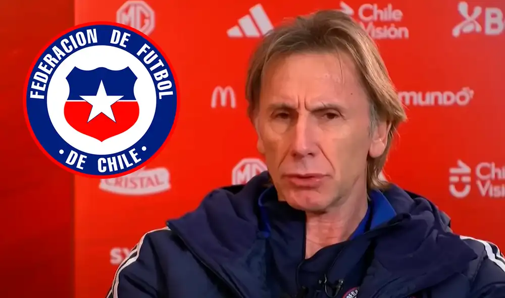 Ricardo Gareca tiene contrato con Chile hasta fines de las Eliminatorias 2026. Foto: composición LR/captura de Mega Deportes