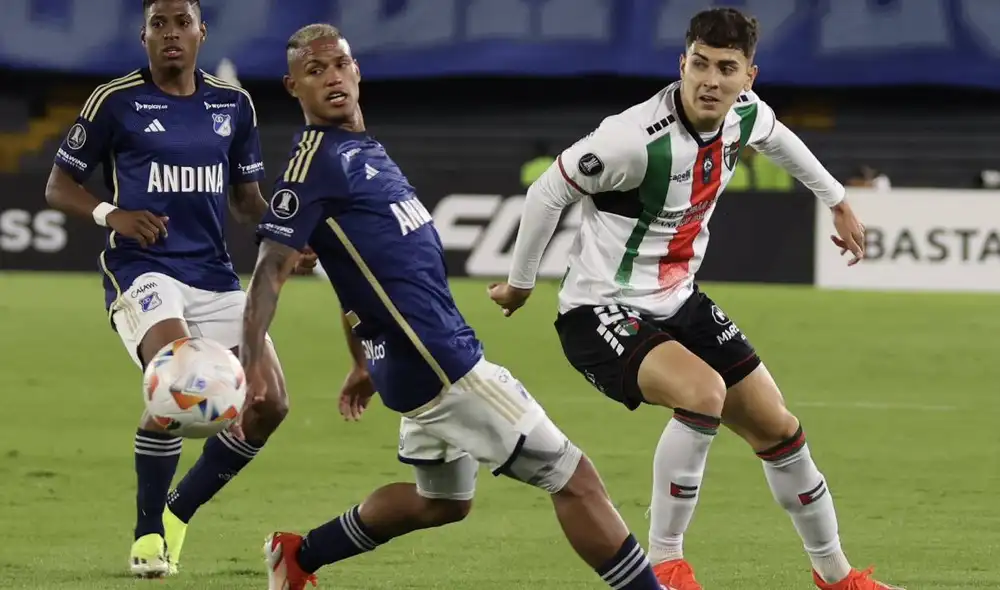 Millonarios había empatado con Palestino en el primer cruce entre ambos por esta Copa Libertadores. Foto: Club Deportivo Palestino