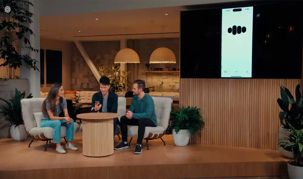 El nuevo GPT-4o permite tener conversaciones reales. Foto: YouTube/OpenAI