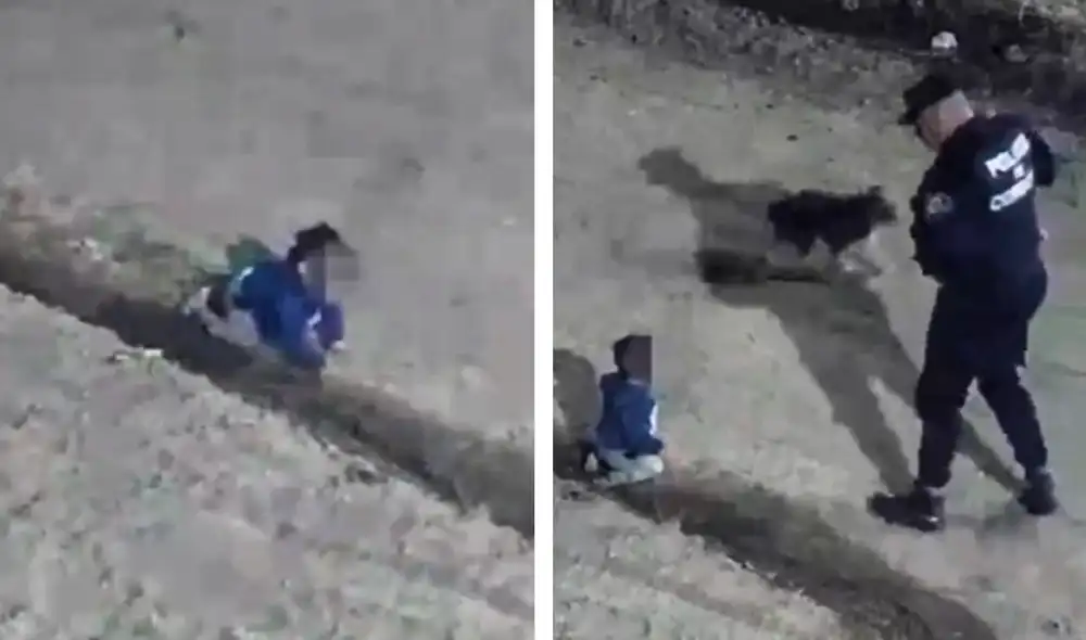 El hecho fue registrado en Villa La Lonja, un barrio popular de la zona sur de Córdoba. Foto: composición LR/X/@UHN_Plus