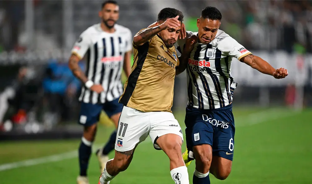 Alianza Lima recibió a Colo-Colo en Matute por la Copa Libertadores. Foto: AFP