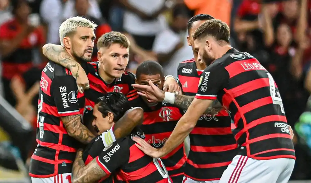 Pese a la goleada, Flamengo marcha segundo con 7 puntos y Bolívar es líder con 10. Foto: Conmebol
