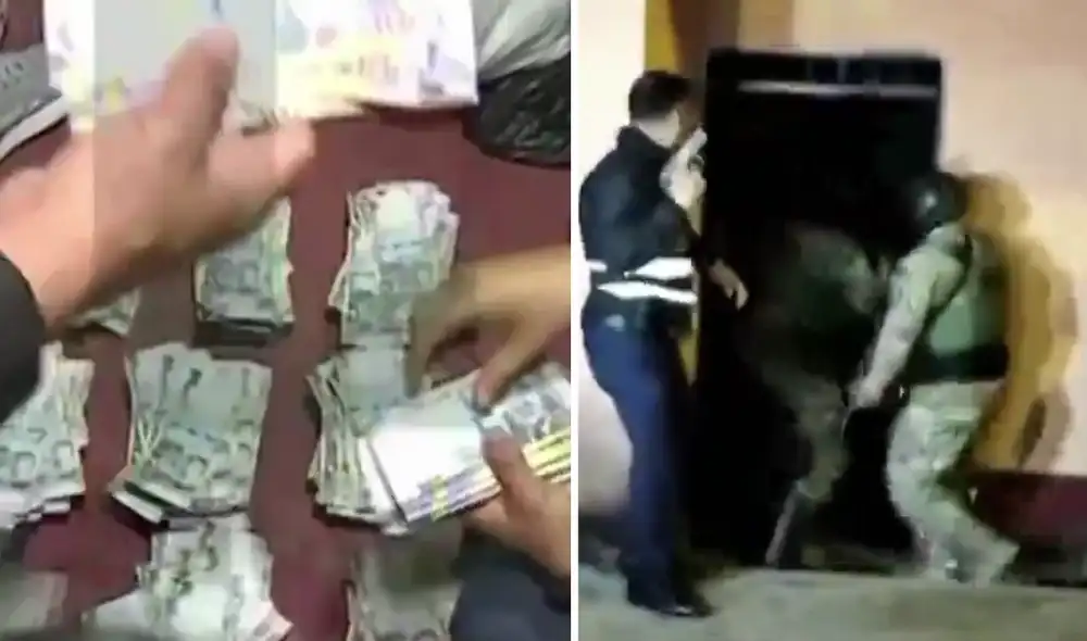 Policía ejecuta operativo contra una banda criminal. Foto: captura de ‘Latina noticias’ Policía ejecuta operativo contra una banda criminal. Foto: captura de ‘Latina noticias’