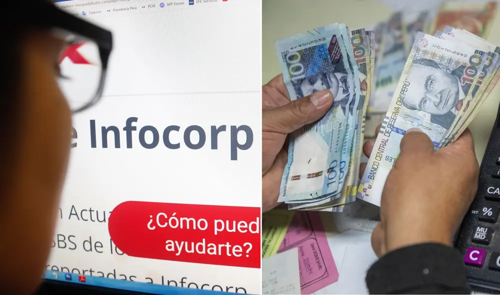 Infocorp es la base crediticia más grande del Perú, que recopila toda la información concerniente a deudas vigentes e impagas. Foto: composición LR/Andina