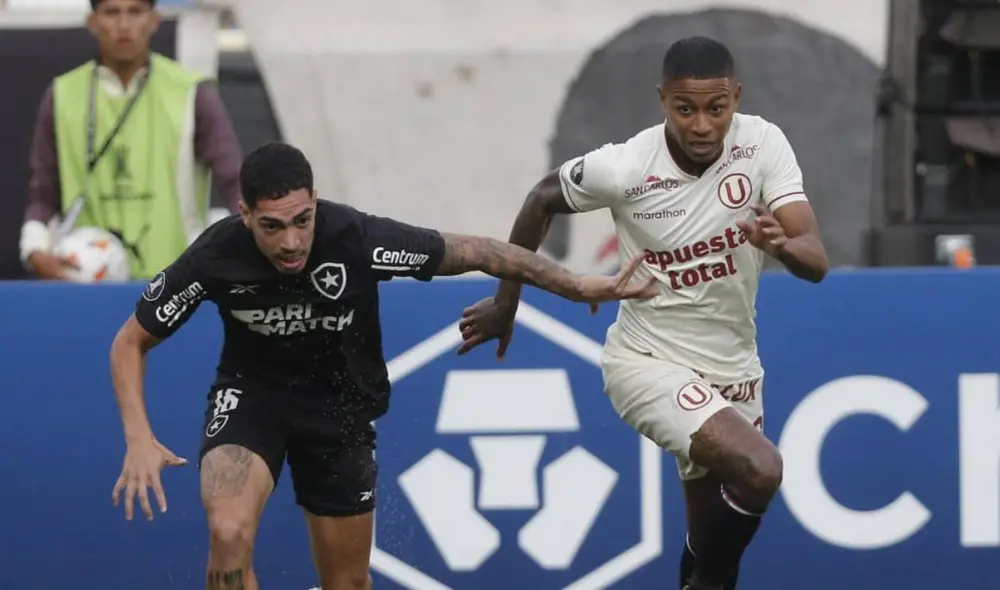 Universitario recibió a Botafogo en el Monumental por la Copa Libertadores. Foto: La República/Luis Jiménez