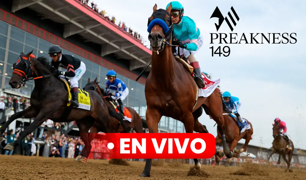 La edición 149 del Preakness Stakes se corrió con 8 caballos tras el retiro del favorito, Muth. Foto: composición LR / AFP La edición 149 del Preakness Stakes se corrió con 8 caballos tras el retiro del favorito, Muth. Foto: composición LR / AFP