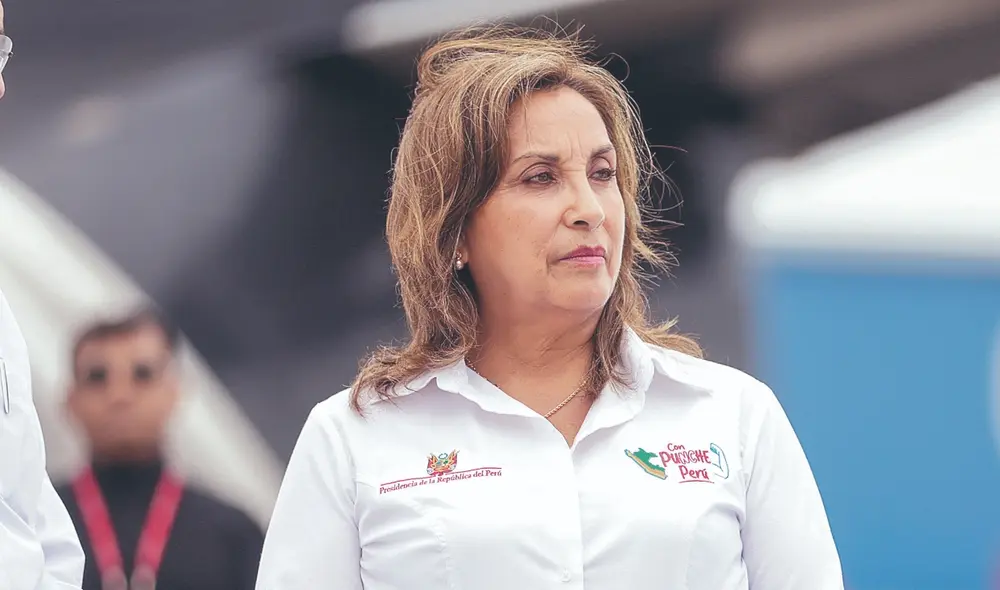 Evita rendir cuentas. Dina Boluarte no declara a la prensa y se aferra a quedarse. Foto: difusión