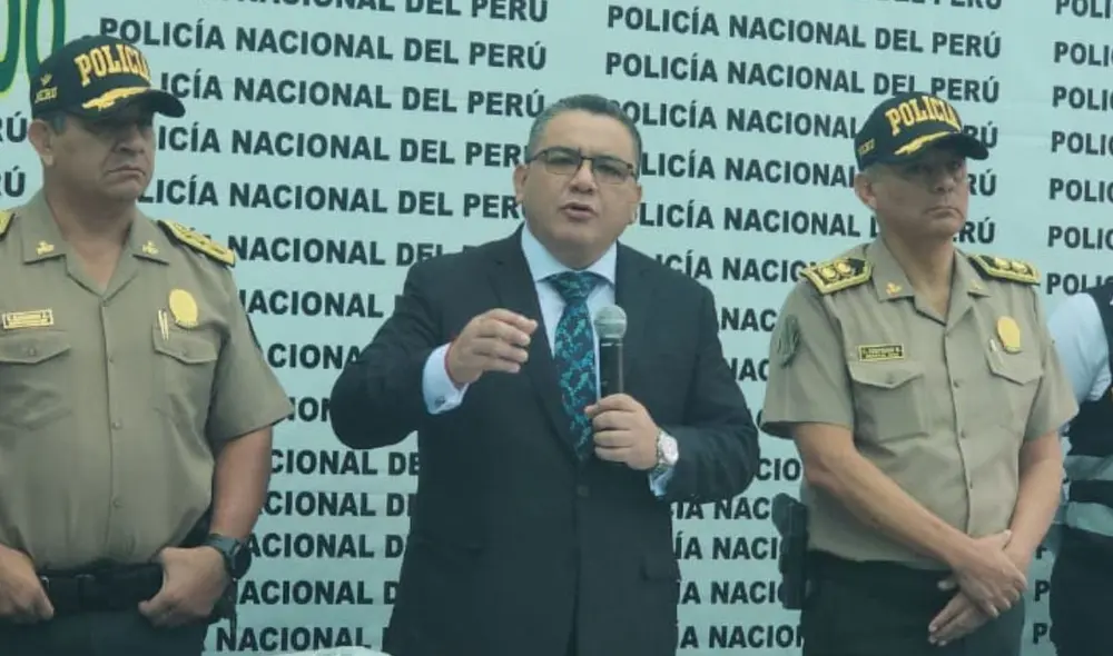 Juan José Santiváñez asumió el liderazgo del Mininter el 16 de mayo. Foto: Rosa Quincho/La República Juan José Santiváñez asumió el liderazgo del Mininter el 16 de mayo. Foto: Rosa Quincho/La República