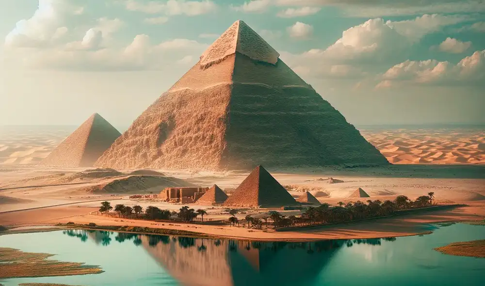 Los científicos de la Universidad de Carolina del Norte usaron radares satelitales, mapas históricos y muestras de sedimentos en el hallazgo. Foto: Dall-e de ChatGPT