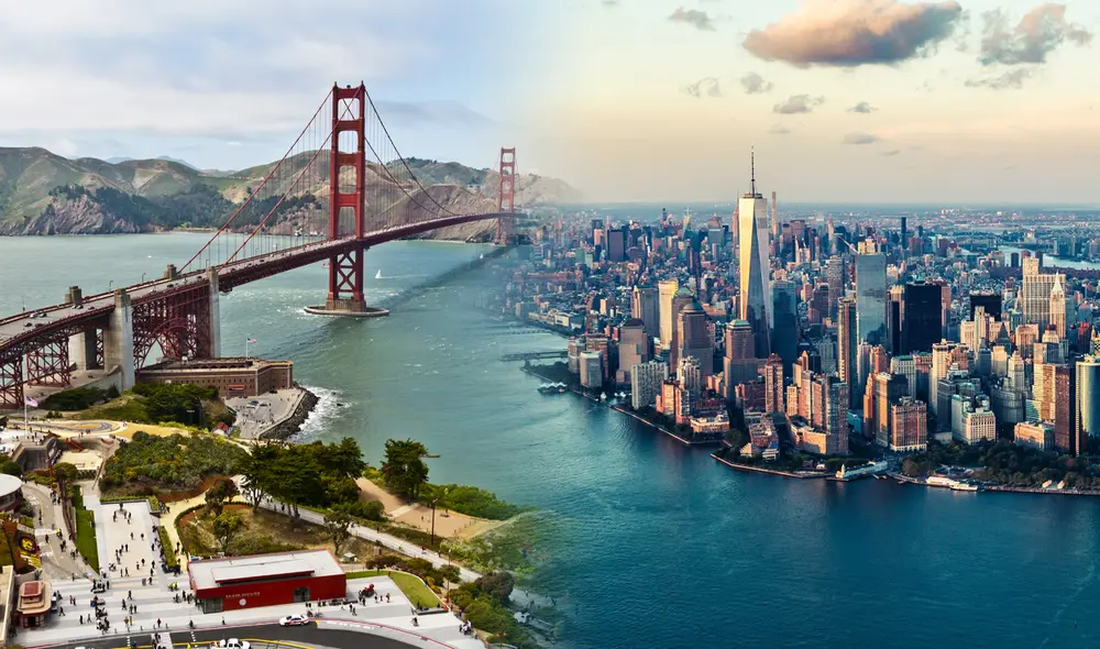 Las ciudades que albergan más ricos están en Estados Unidos. Foto: composición LR/Kayak Las ciudades que albergan más ricos están en Estados Unidos. Foto: composición LR/Kayak