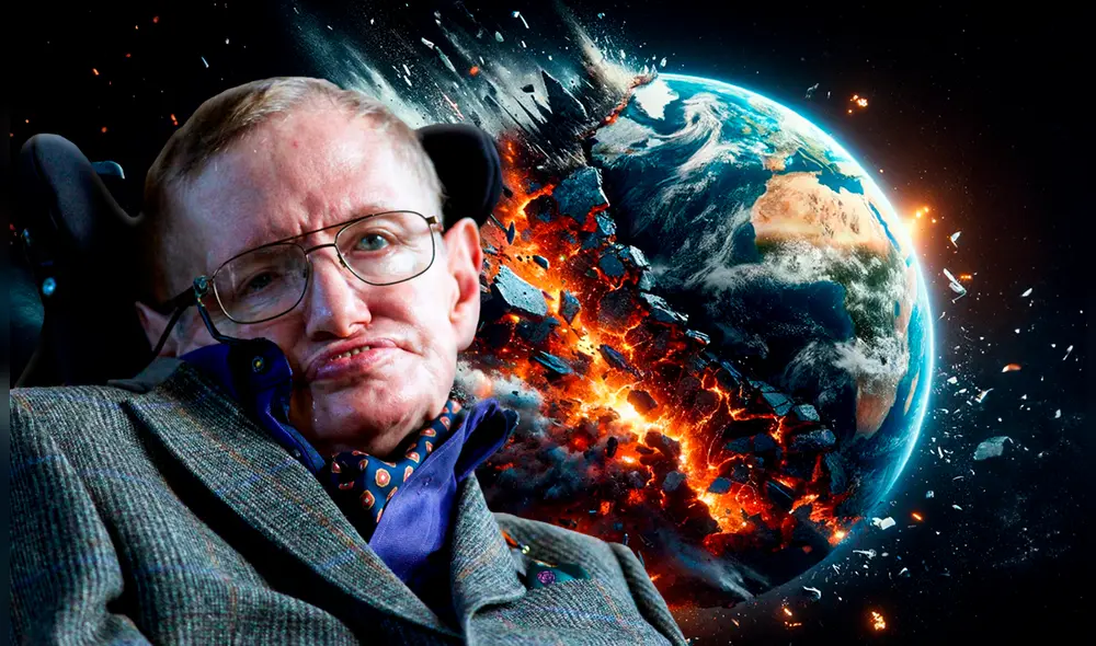 Durante una sesión de preguntas de las Conferencias Reith de BBC, Hawking reveló cuándo cree que se acabará el tiempo de la Tierra. Foto: Composición LR | AFP | IA Durante una sesión de preguntas de las Conferencias Reith de BBC, Hawking reveló cuándo cree que se acabará el tiempo de la Tierra. Foto: Composición LR | AFP | IA