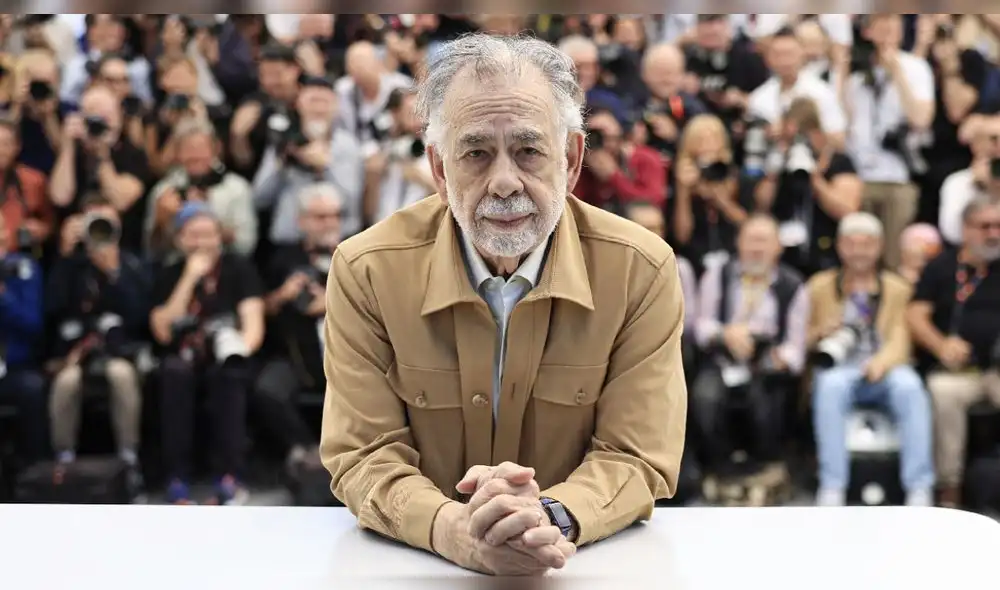 Célebre director Francis Ford Coppola llegó al Festival de Cannes y habló de sus proyectos, de su legado y de la muerte. Foto: AFP