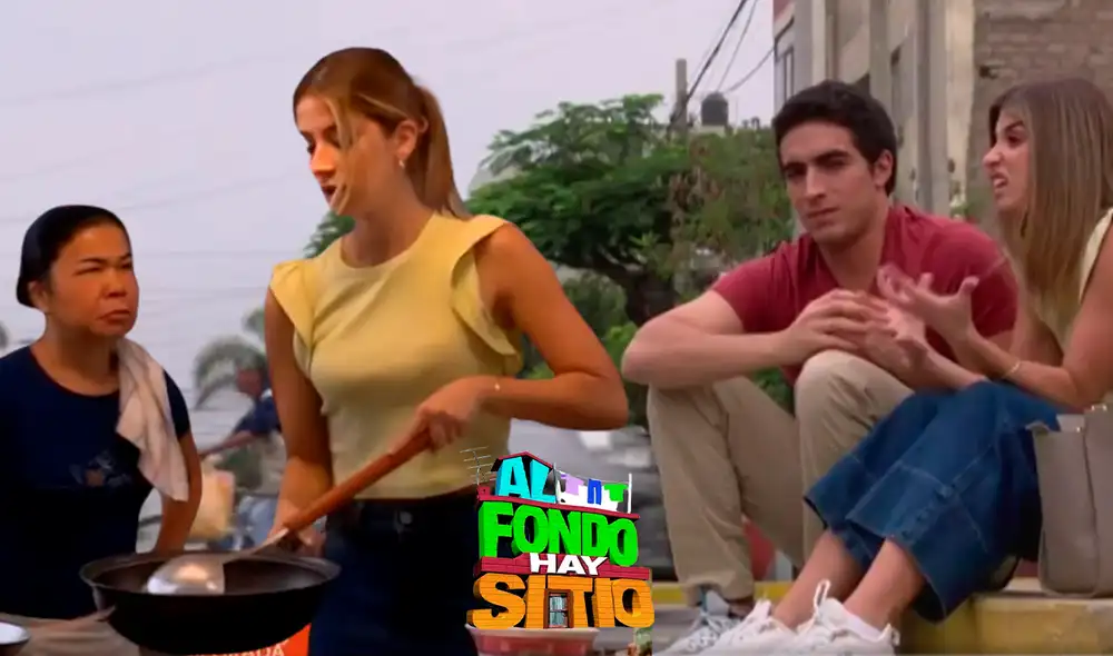 'Al fondo hay sitio': La señora Li es interpretada por la actriz Yane Yogi. Foto: Composición LR/América TV.