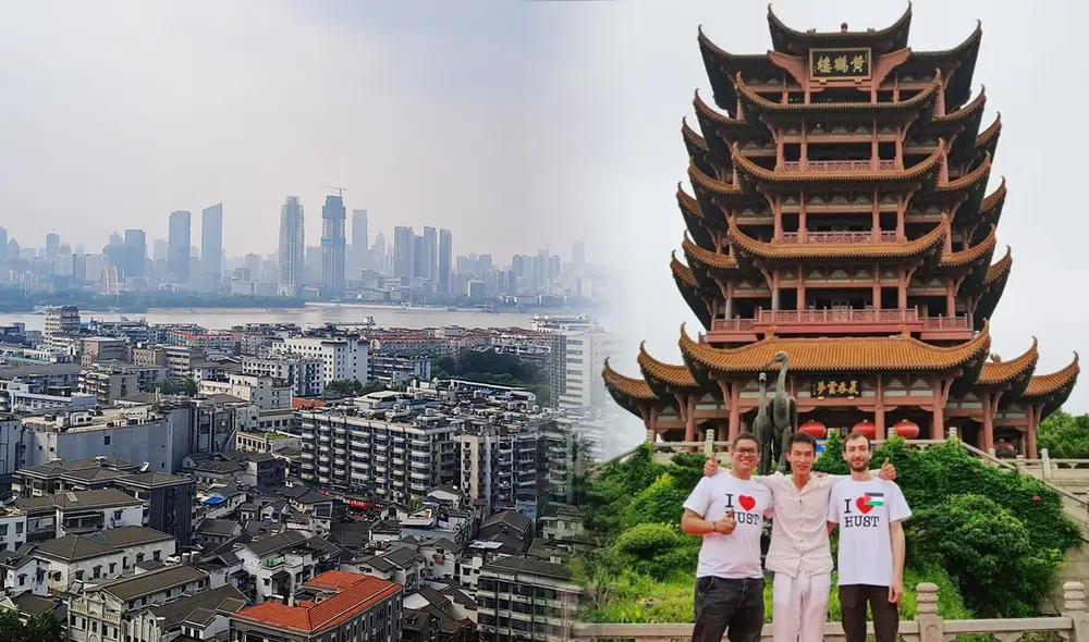 La ciudad de Wuhan ha registrado un crecimiento interanual del 5,7% de su PBI en 2023. Foto: composición LR/Francisco Claros/La República/cortesía/Alejandro Alcas