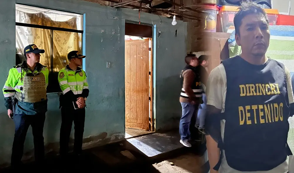 Sujeto conocido como 'Loco Pos' fue detenido mientras dormía. Foto: composición LR/Claudia Beltrán/PNP Sujeto conocido como 'Loco Pos' fue detenido mientras dormía. Foto: composición LR/Claudia Beltrán/PNP