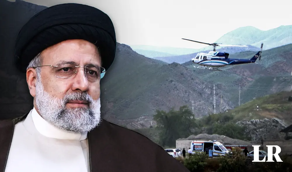 Condiciones meteorológicas provocaron aterrizaje forzoso del presidente iraní. Foto: composición LR/AFP