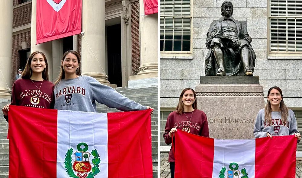 Las hermanas Andrea y Alejandra cursaron su maestría en Harvard de 2022 a 2024. Foto: composición LR/ cortesía