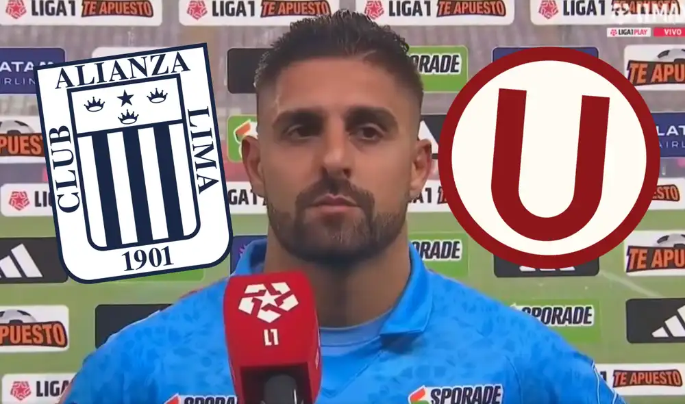 Luis Urruti fue campeón de la Liga 1 con Universitario. Foto: composición LR/L1 Max