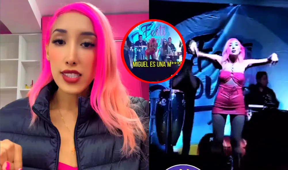 Cint G señaló que fue una "falta de respeto" lo que hicieron con ella en el escenario.  Foto: composición LR/Instagram/Cint G/Instarándula