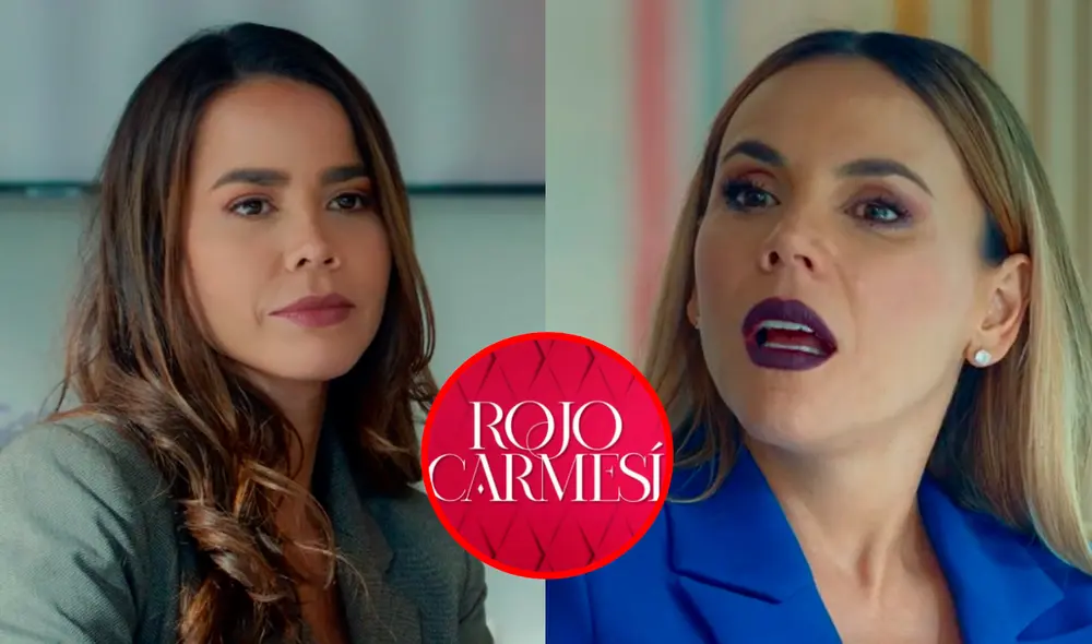 Valeria quedará sorprendida tras descubrir que Juana renunciará a una parte de lo que le corresponde de VR en ‘Rojo carmesí’. Foto: composición LR/RCN