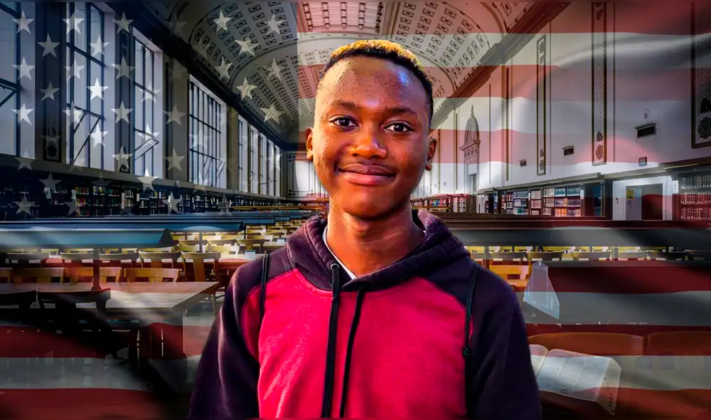 Helms Ategeka, el joven de Uganda que fue admitido en más de 100 universidades, pero decidió estudiar música. Foto: Composición | Universidad de Berkeley | Christopher Ategeka Helms Ategeka, el joven de Uganda que fue admitido en más de 100 universidades, pero decidió estudiar música. Foto: Composición | Universidad de Berkeley | Christopher Ategeka