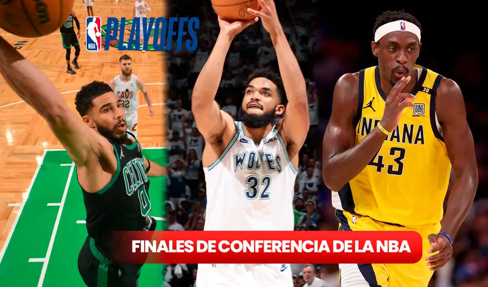 Las Finales de Conferencia de la NBA pueden extenderse hasta este lunes 3 de junio. Foto: composición LR / AFP Las Finales de Conferencia de la NBA pueden extenderse hasta este lunes 3 de junio. Foto: composición LR / AFP