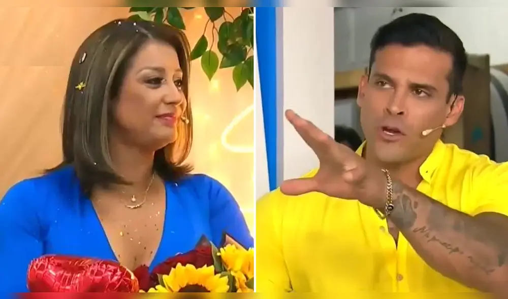 Karla Tarazona recibe a sus hijos en casa televisora. Foto: composición/LR/panamericanatv