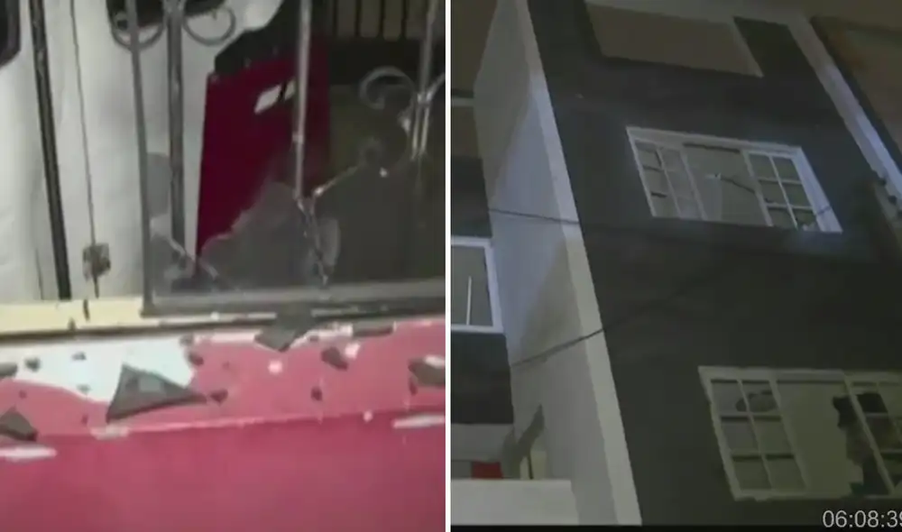 Daños ocasionados por la explosión. Foto: captura América Noticias Daños ocasionados por la explosión. Foto: captura América Noticias