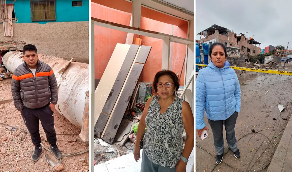 Casi un día después de la explosión, la fuga de gas todavía no es controlada. Foto: Bella Alvites/La República