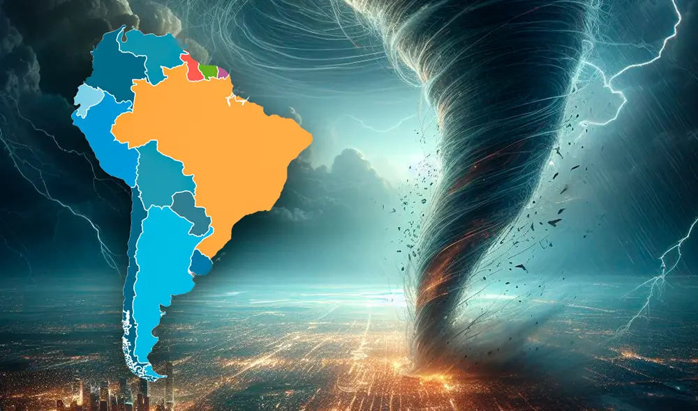 Este fenómeno meteorológico ocurre solo en algunos países. Foto. composición LR Este fenómeno meteorológico ocurre solo en algunos países. Foto. composición LR