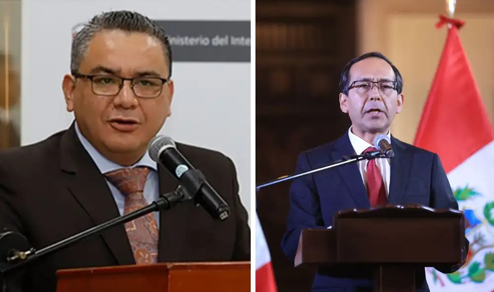 Juan José Santiváñez confirmó el respaldo del Gabinete a Hinojosa: "Nos sujetamos a lo que el vocero oficial refiera". Foto: composición LR