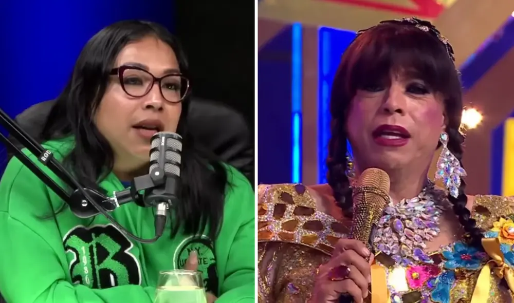 Dayanita fue contratada por Ernesto Pimentel tras su abrupta salida de ATV. Foto: composición LR/YouTube/Carlos Carlín/América TV Dayanita fue contratada por Ernesto Pimentel tras su abrupta salida de ATV. Foto: composición LR/YouTube/Carlos Carlín/América TV