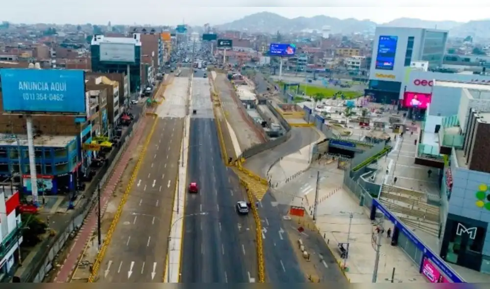 Por la avenida Nicolás Ayllón circularán 68 rutas de transporte público. Foto: Difusión