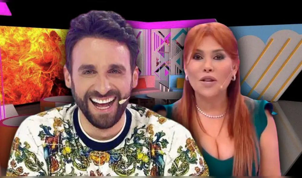 Rodrigo González inició su carrera al lado de Magaly Medina. Foto: Composición LR/Willax/Pinterest/Instagram