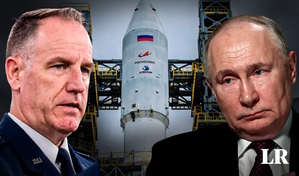 Estados Unidos arremete por tensión espacial contra Rusia. Foto: Composición de Jasmín Ceras/LR/AFP