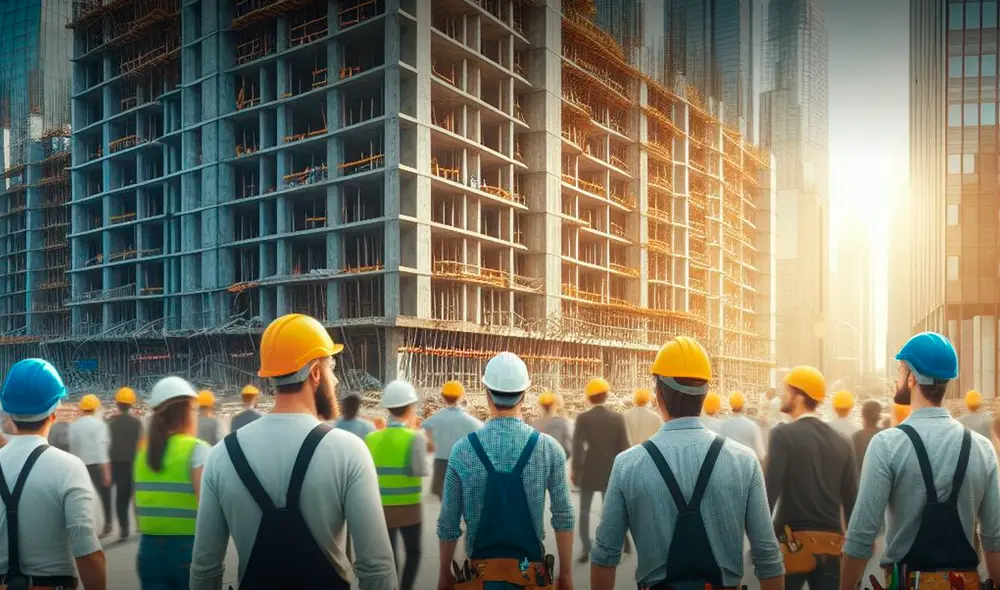 Según el Buró de Estadísticas Laborales en Estados Unidos, un albañil puede ganar US$44.310 al año. Foto: IA/Copilot Según el Buró de Estadísticas Laborales en Estados Unidos, un albañil puede ganar US$44.310 al año. Foto: IA/Copilot