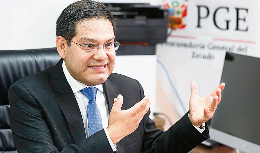 El cargo de Javier Pacheco será ocupado por María Caraujulca. Foto: PGE El cargo de Javier Pacheco será ocupado por María Caraujulca. Foto: PGE