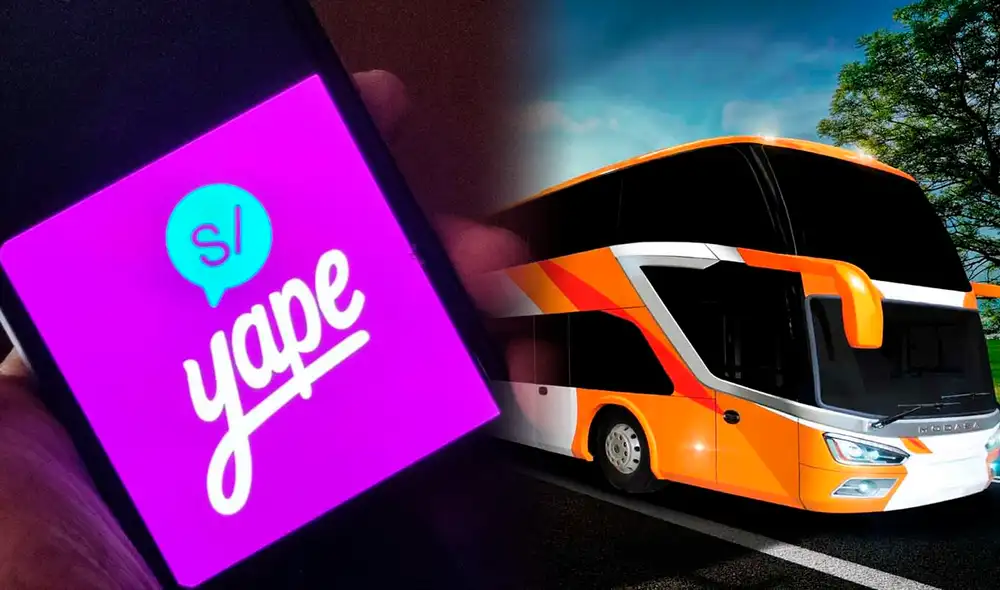 Yape implementaría nueva función que permite a los usuarios comprar pasajes de buses interprovinciales. Foto: composición LR/Andina.