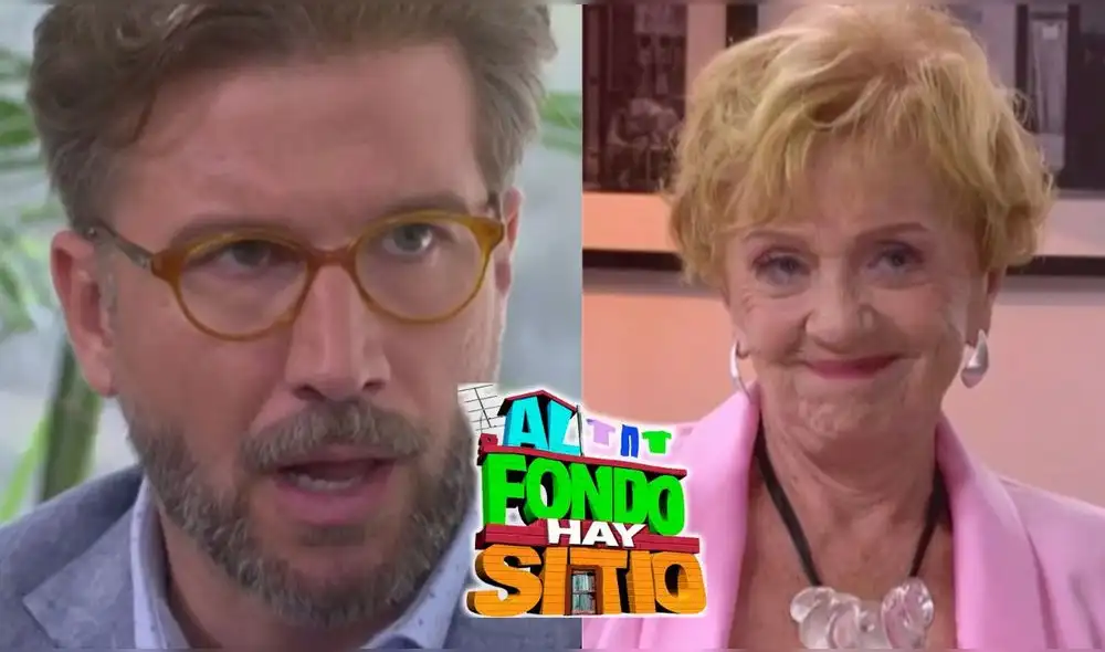 'Al fondo hay sitio': Antonia Beltrán coquetea con Xavi. Foto: Composición LR/ América TV