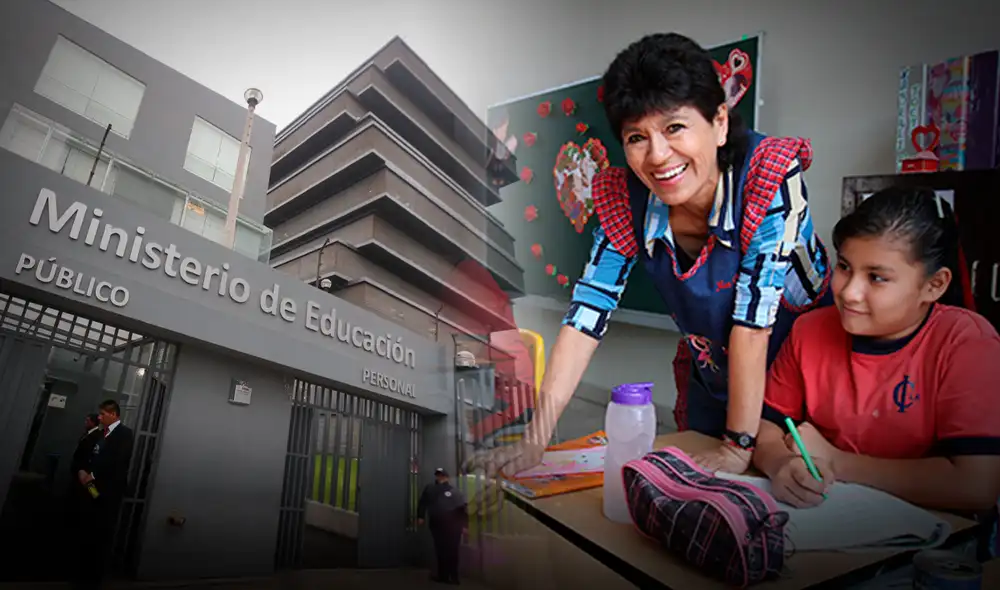 Ministerio de Educación anunció que brindará incentivos a docentes y auxiliares. Foto: composición LR/Minedu