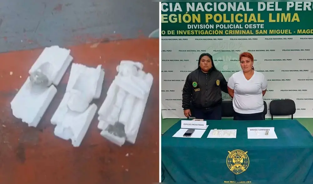 Mujer es sindicada de presunto tráfico ilícito de drogas. Foto: Mirian Torres/La República Mujer es sindicada de presunto tráfico ilícito de drogas. Foto: Mirian Torres/La República