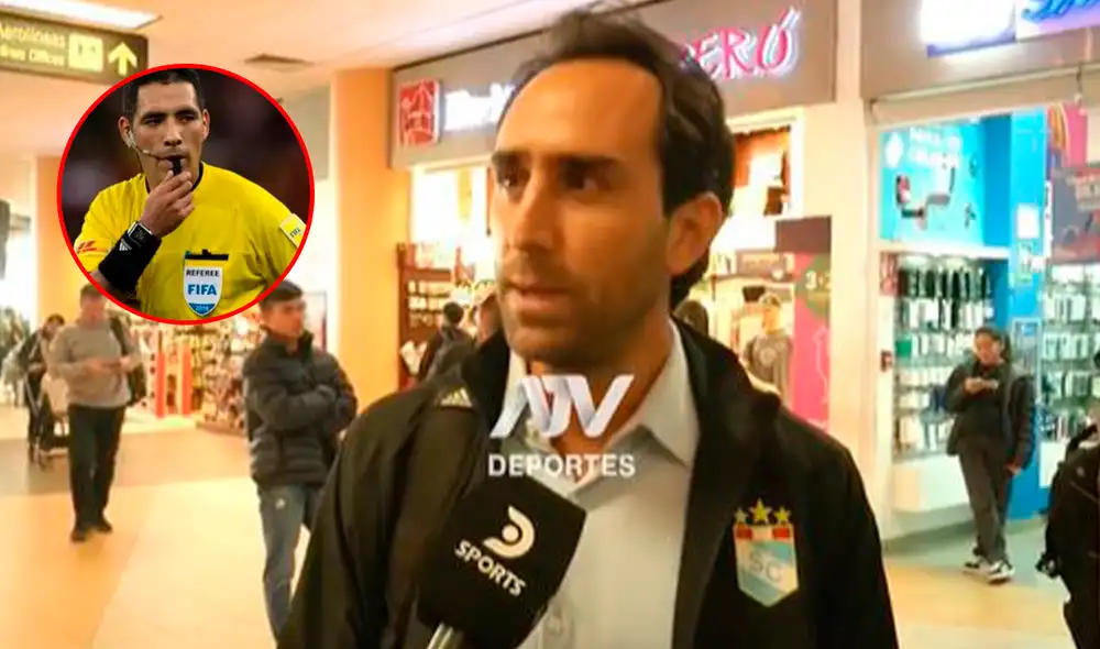 Joel Raffo comentó que confiará en el profesionalismo de los árbitros. Foto: composición LR/captura de ATV Perú Deportes