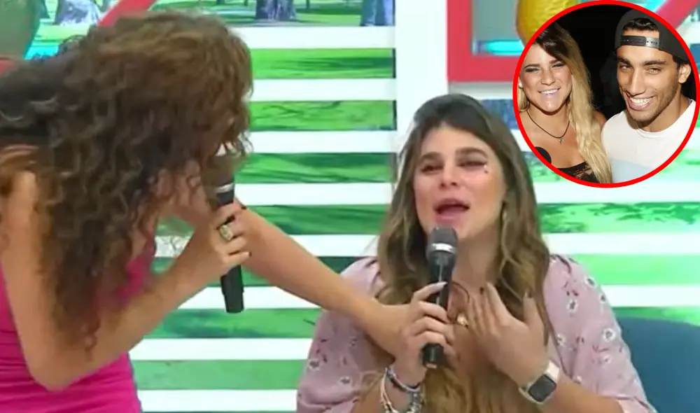 Macarena Vélez y Said Palao terminaron su romance en el 2019. Foto: composición LR/capturas de América TV y de ATV