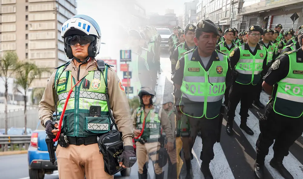 En la actualidad, existen 133.880 efectivos policiales en todo el Perú. Foto: composición LR/PNP