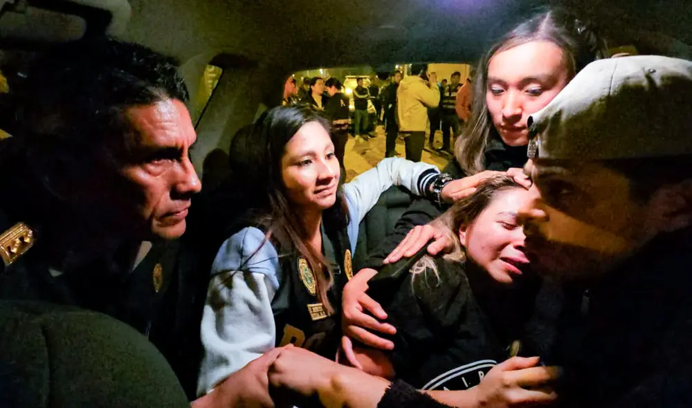 La empresaria secuestrada "no presenta lesiones evidentes", dijo el general Arriola. Foto: PNP