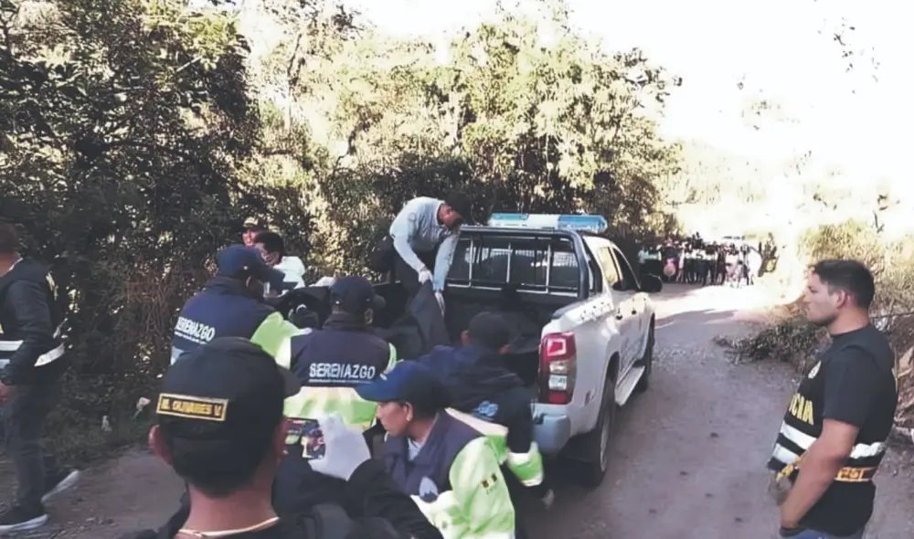 Hallazgo. El doble asesinato y presunto secuestro ocurrió el martes en La Libertad. En enero hubo un caso similar en Pataz. Foto: difusión Hallazgo. El doble asesinato y presunto secuestro ocurrió el martes en La Libertad. En enero hubo un caso similar en Pataz. Foto: difusión