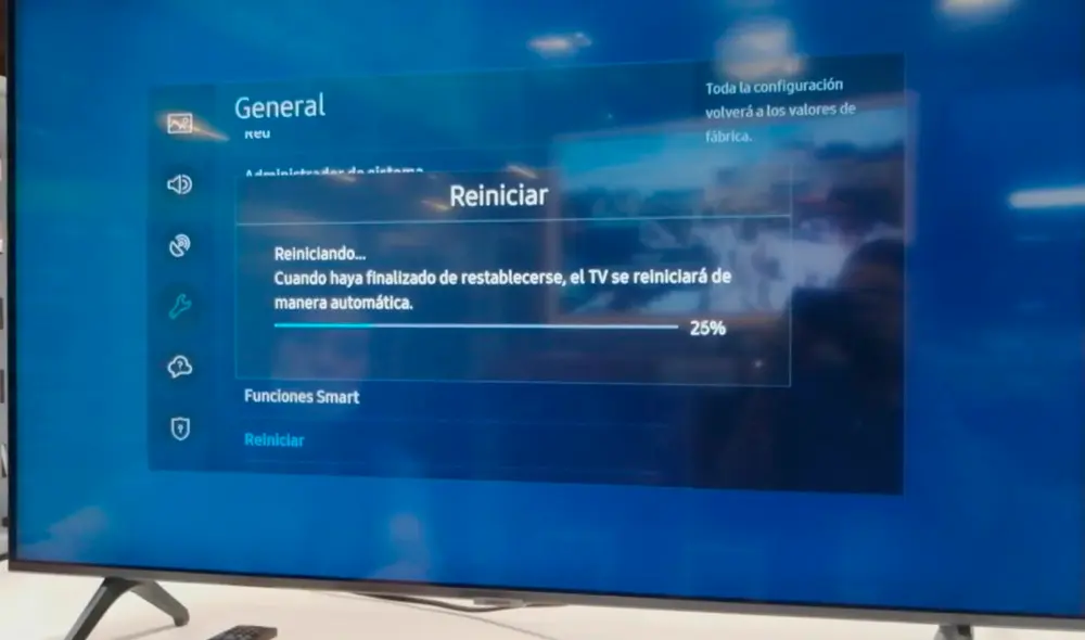 La opción restablecer también puede llamarse restaurar o reiniciar. Foto: captura de YouTube / chay drian