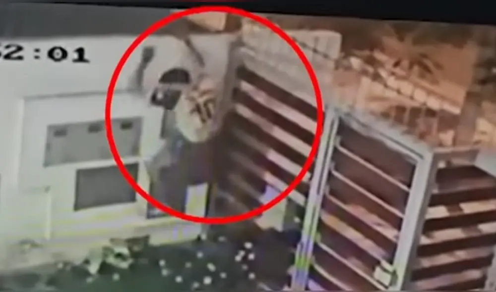 El sujeto ingresó a la vivienda durante la madrugada. Foto: captura de Panamericana