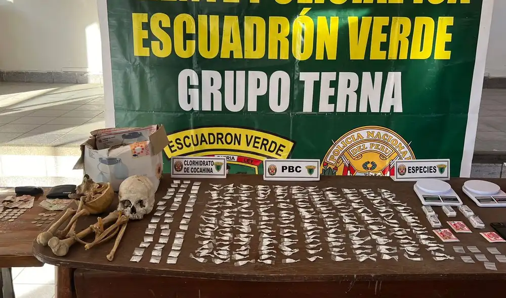 Residentes de la vivienda fueron detenidos por la PNP. Foto: PNP